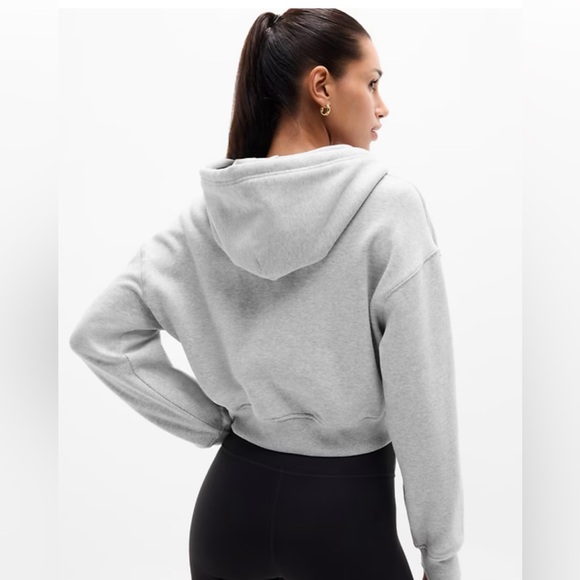 Athleta Forever Fleece Crop Full Zip - Picture 3 of 7